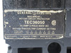 General Electric TEC36050 Molded Case Circuit Breaker 50A 600VAC 3-Pole USED