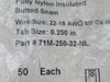 3M 71M-250-32-NL Insulated Male Quick Connect 22-18AWG .250" Tab *LOT OF 32* NWB