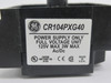 General Electric CR104PXG40 Full Voltage Socket w/ Lamp 125VAC/DC 3W USED