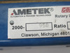 Ametek 2000-95B Rotary Limit Switch 60:1 Ratio *MISSING SCREW* USED
