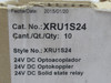 Eaton XRU1S24 Terminal Block Relay 24VDC *10-Pack* DAMAGED BOX NEW