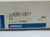 Omron E3C-LD11 Photoelectric Sensor w/ Digital Amplifier 30mm-1m Range 2m L NEW
