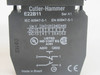 Eaton Cutler-Hammer EM22P1C Momentary Push Button 1NO 1NC Flush Black Cap USED