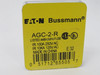 Eaton Bussmann AGC-2-R Fast Acting Fuse 2A 250/125VAC 5-Pack *DMG Case* NEW