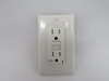 Leviton GFWR2-W Old Style Weather Resistant Self Test Outlet 20A 125V 3W 2P USED