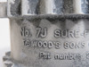 TB Wood's 7J EPDM 7JE Sure-Flex Sleeve 4-11/32" D 2-3/16" W NOP