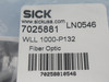 Sick WLL1000-P132 Fiber Optic Sensor 10-30VDC 100mA 2m Length NWB