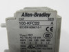 Allen-Bradley 100-KFC22 Auxiliary Contact Block Series A 600VAC 10A 2NO 2NC USED