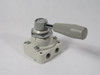 SMC VH210-N02 Panel-Mount Hand Valve 1/4" NPT 3-Position Closed Center NWB