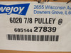 Lovejoy 6020X7/8 Variable Speed Drive Pulley 7/8" Bore 1-Groove SHELF WEAR NEW