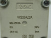 SMC VX233AZ2A 2-Way Media Valve 1/4" Port NC 24VDC 10.5W USED