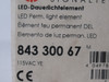 Werma 843-300-67 LED Permanent Light Element YELLOW 115VAC 20mA DAMAGED BOX NEW