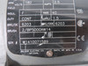 Baldor VP3428D .50HP 3000RPM 180V D71D TE 2.5A MISSING WIRING COVER USED
