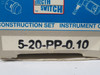 Compac Engineering 5-20-PP-0.10 Angle Body Flow Switch 0.10GPM NEW
