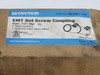 Centaur WI MES-760 EMT Set Screw Coupling 1/2" LOT OF 34 DAMAGED BOX NEW