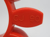 Lovejoy CJ 90 Red Coupling Spider 200mm OD x 100mm ID x 34mm W USED