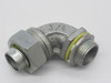 Hubbell H0759 Non-Insulated Liquid Tight Connector 90 Degree 3/4" USED