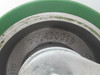 Albion PD0420019 Polyurethane Caster Wheel 4" D 2" W 1-3/16" ID w/ Mount USED