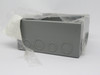 EXM 1100-DF080804 Type 1 Junction Box 8" L x 8" W x 4" W MISSING COVERPLATE NEW
