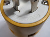 Woodhead 2877 Locking Plug 30A 600V 4W 3P NEMA L17-30 USED