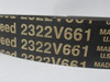Gates 2322V661 Multi Speed Belt 66.1" L x 1.44" W x 0.44" T NOP