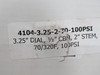 Generic 4104-3.25-2-70-100PSI Pressure Gauge 70-320F 20-160C DMG BOX NEW