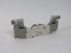 SMC SY7220-3DZ-02 Double Solenoid Valve 110V 50/60Hz 0.1-0.7MPa NWB