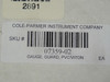 Cole Parmer 07359-02 Viton Diaphragm PVC Gauge Guard 1/2" NPT ! NEW !