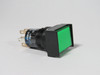 IDEC AL6H-A24P-G 16mm Illuminated Push Button 24VDC Green Lens NEW