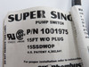SJE Rhombus 1001975 Super Single Pump Switch 120/230V 15/12A w/ 14.5' Cord USED