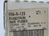 Cooper Bussmann FRN-R-125 Fusetron RK5 Fuse 125A 250V *SEALED* NEW