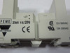Carlo Gavazzi ZMI-15/2N Relay Socket 12A 300VAC 14pin USED