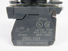 Telemecanique XB5AW34B5 Push Button 24V 1NO 1NC Red Lens USED