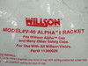 Willson V-40 Alpha Bracket For Use With All Willson Visors NWB