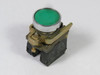 Telemecanique XB4BA35 Push Button 22mm 1NO 1NC Green Flush Head USED