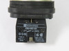 Telemecanique XB3BC21 Push Button 1NO Black Mushroom Head USED
