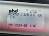 PHD NPGMS9 1-3/8X8-BR-E-P Pneumatic Cylinder USED