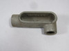 Crouse-Hinds LL27 Conduit Body L-Shape 3/4" NPT W/O Cover USED