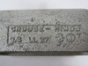 Crouse-Hinds LL27 Conduit Body L-Shape 3/4" NPT W/O Cover USED