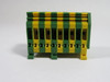 Entrelec MB4/6-P10 Ground Distribution Terminal Block GREEN/YELLOW ! NEW !
