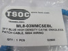 Tsoc ML8-03MMC5EBL High Density Patch Cable CAT 5E 3ft ! NWB !