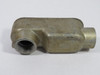 EDC LB-1-1/4 Conduit Body W/ Cover 2-Hole 1-1/4" Threaded USED