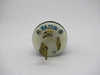 Hubbell HBL4570C Twist Lock Plug 15A 250V 3W 2P USED