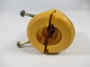 Hubbell HBL4723VY L5-15 Twist-Lock Plug 15A 125V SIDES NOT ATTACHED USED