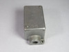 Crouse-Hinds FDC1 Conduit Box W/ Cover 1/2" NPT Single Gang USED
