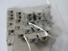 Entrelec D4/6R121 Terminal Block Lot of 24 GREY USED