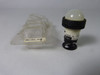 Fuji DR22D0L-E4W Domed Round Pilot Light - White ! NEW !