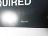 Brady CSA11E CSA Safety Plastic Sign ! NOP !