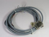 Amphenol DAP15P065TXLF D-Sub Connector 15Pin 1000Vrms 50Hz Rating 10’9” L USED