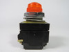 General Electric CR104PLG32M Pilot Light 120VAC 50/60Hz Amber Lens USED